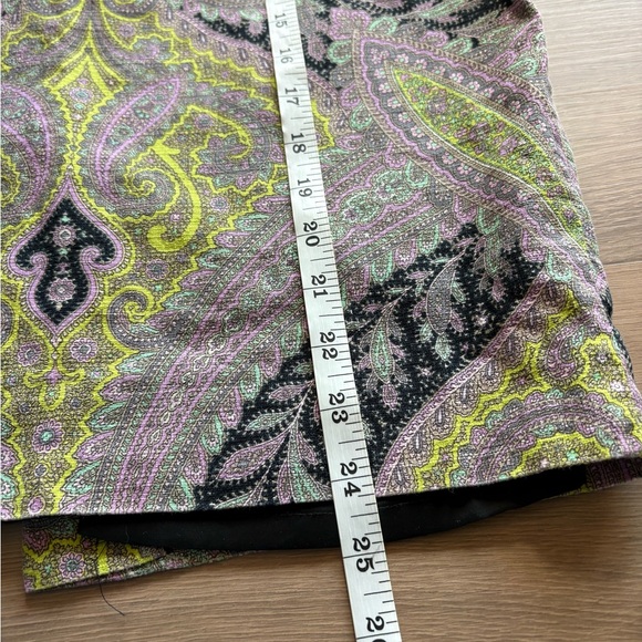 J. Crew Beautiful Paisley Print Pencil Skirt - Picture 3 of 7
